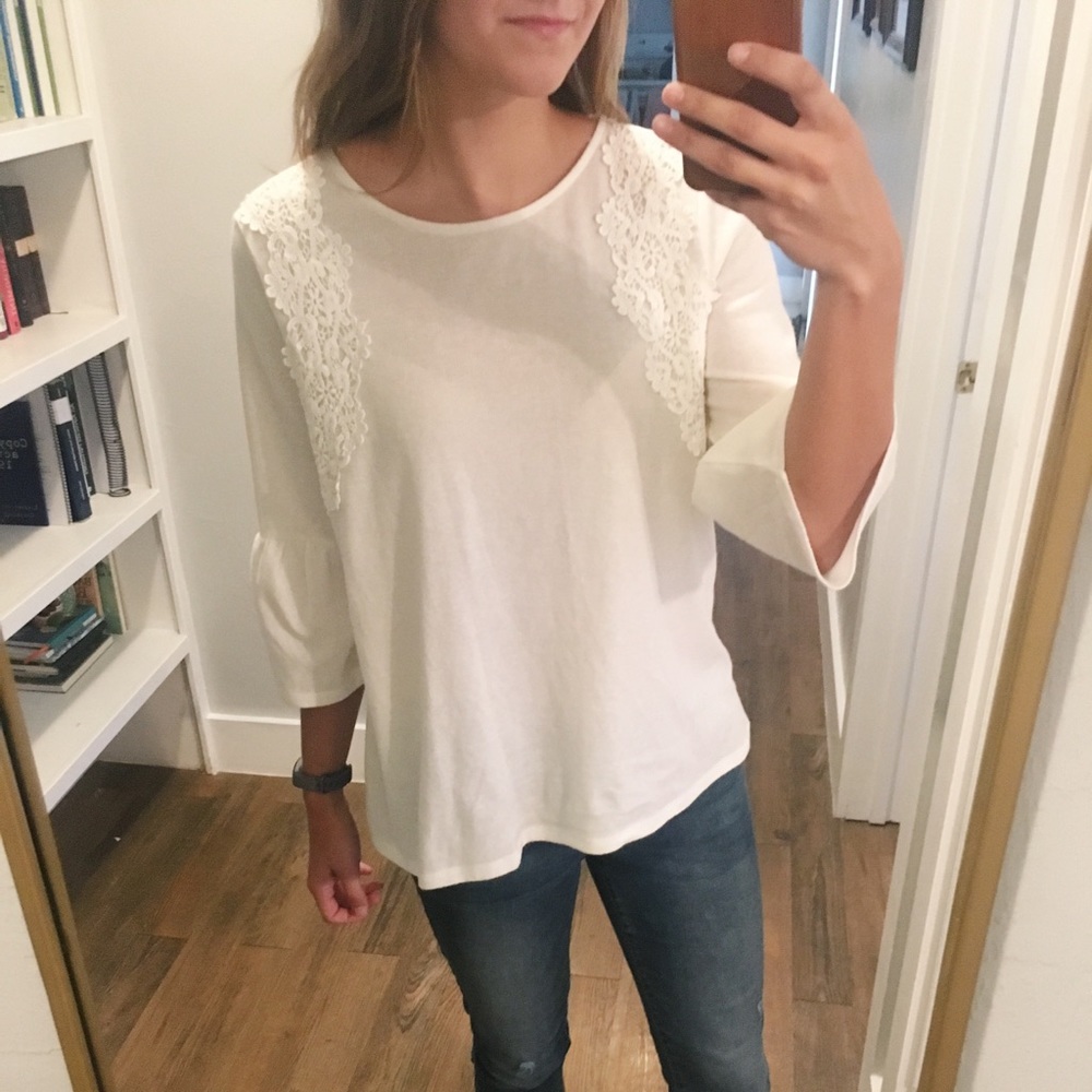 Lauren Conrad Bell Sleeve Top